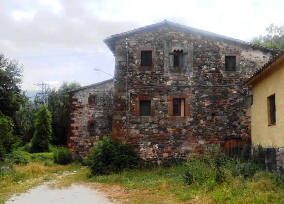 Vista de la Masia i  Molí Actualment