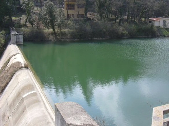Panta de Sant Quirce de Safage - Vista des de  el Mur