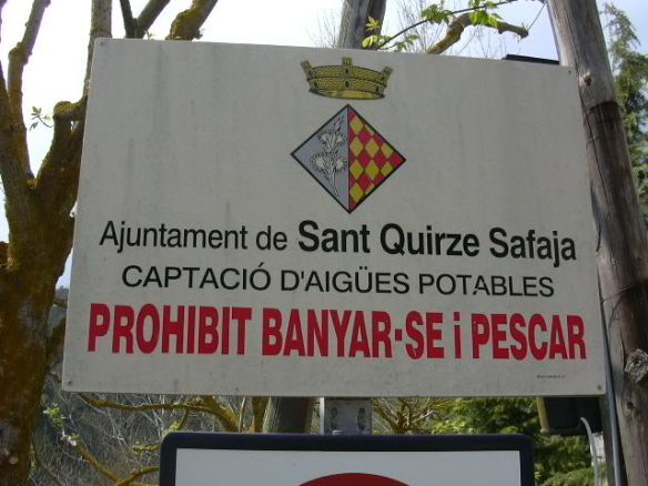 Panta de Sant Quirce Safage - Cartell