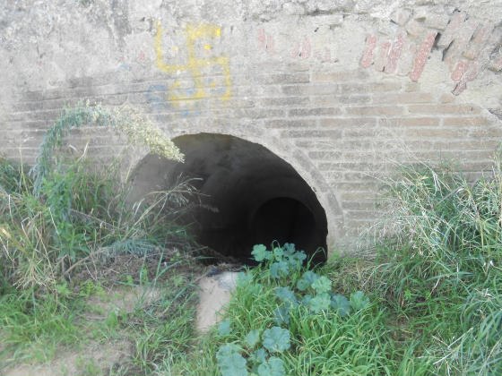 Desguàs del camí sota de l’aqüeducte 