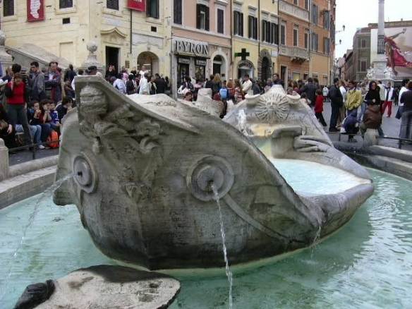 Font de la Barcassa a la plaça d'Espanya